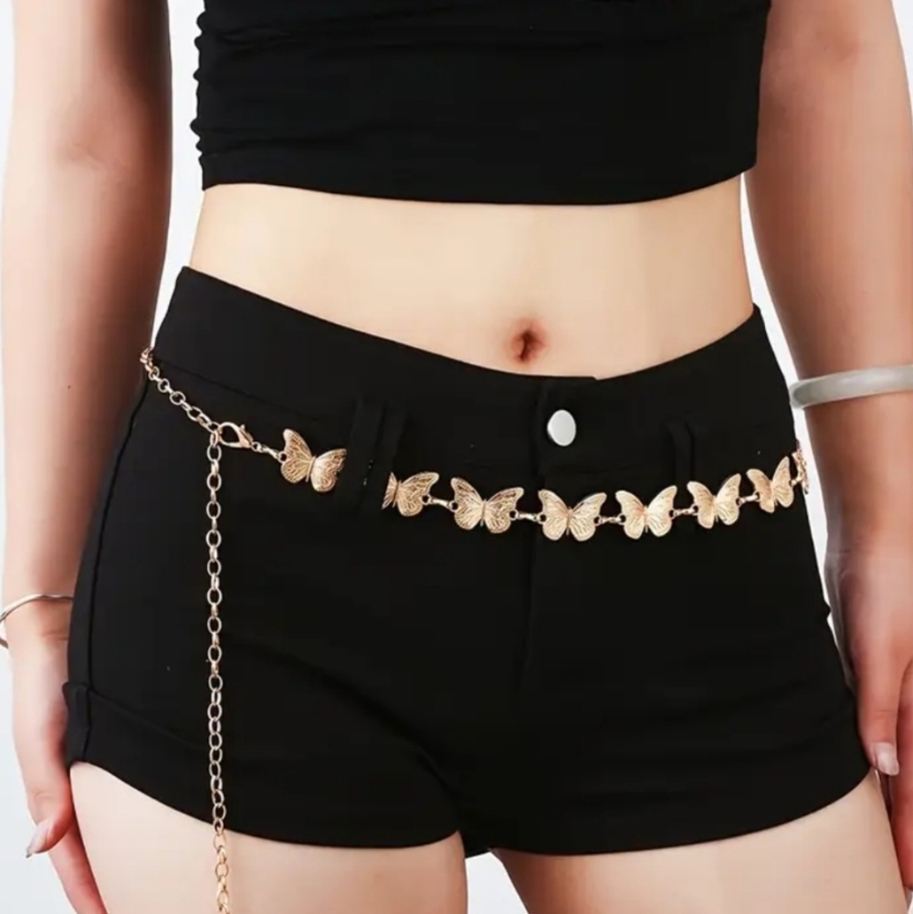 Vintage Butterfly Waist Chain Belt